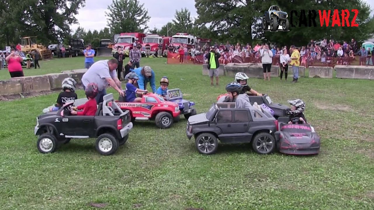 KIDS POWER WHEELS DEMOLITION DERBY AT PETROLIA FAIR 2019 CAM 2