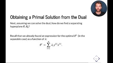 Cornell CS 5787: Applied Machine Learning. Lecture 10. Part 3: More on SVM Duals
