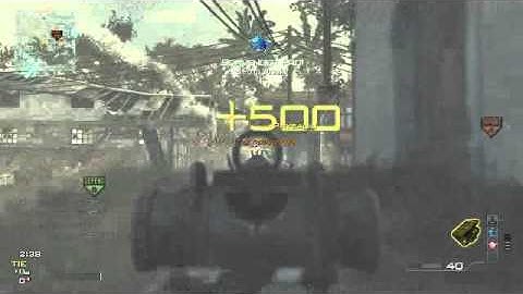PS3 MW3 MK14 Killfeed on Mission (Demolition)