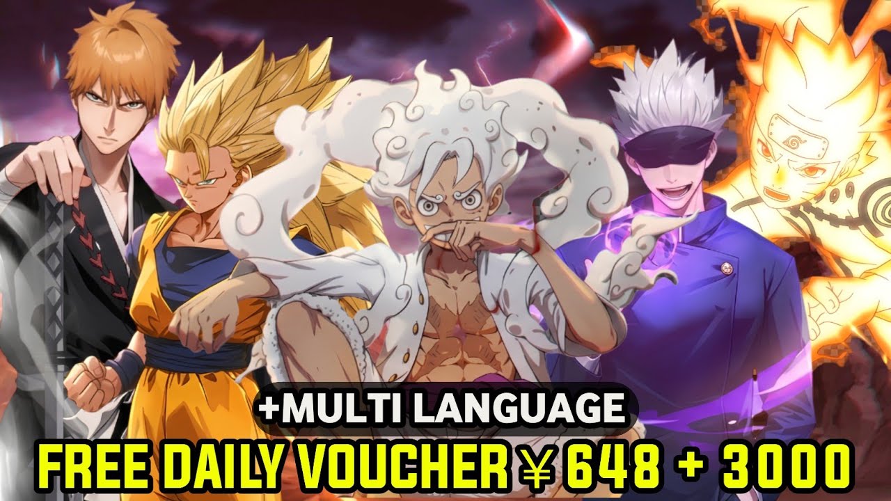 Anime Crossover‼️Free Top Up Every Day ¥648 + 3.000 , Free SSR+