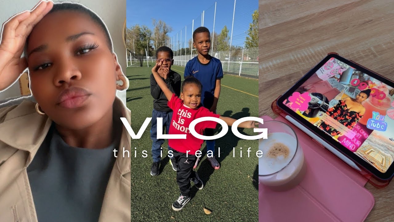 VLOG || Foot, fatigue & vie de maman : notre samedi en tout transparence  