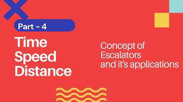 Time Speed Distance 4 | Escalators | CAT 2022 | Quantitative Aptitude