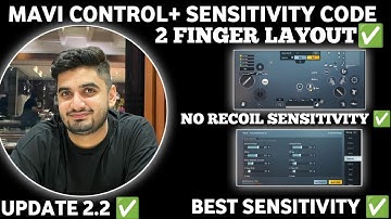 MAVI New 2.2 Sensitivity code 2022/Mavi 2 finger control code Bgmi & Mavi Sensitivity & control
