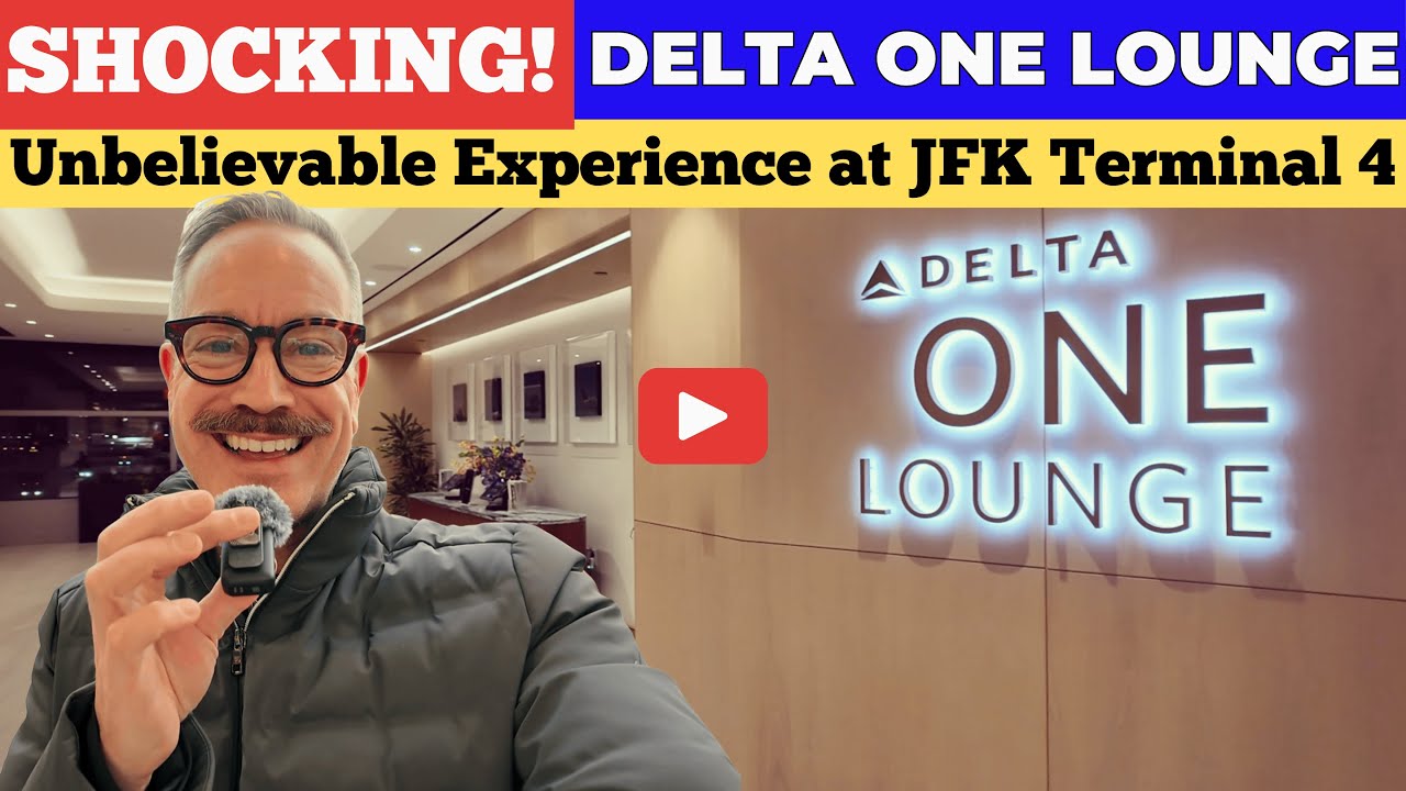 SHOCKING! Delta One Lounge JFK Airport Terminal 4 Experience