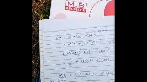 Measure Theory Lecture 9-sem 8-@CR7