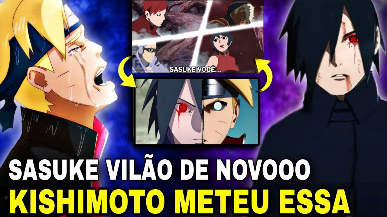 Boruto Brasil - Naruto e Sasuke saibam que acima de tudo eu amo vocês. ❤️😭