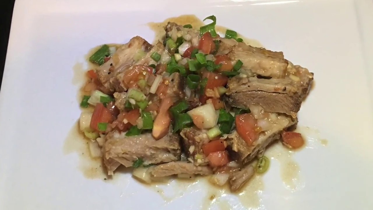 How to make special sauce for Lechon Kawali or crispy pork belly. - YouTube