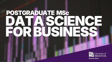 Study MSc Data Science for Business at the University of Bristol Business School