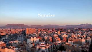 Time-lapse: sunrise and sunset in Alicante, Spain (2018)