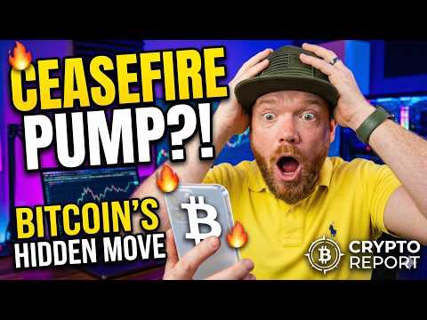 TRUMP CEASEFIRE PUMP EXPLAINED (why BTC went DOWN)