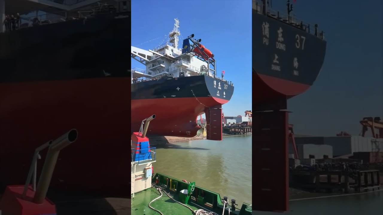 New ship launching