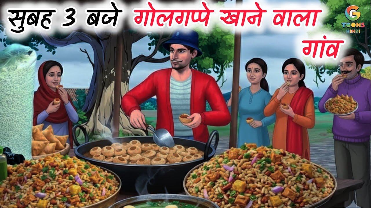 सुबह 2 बजे गोलगप्पे खाने वाला गांव | Hindi moral stories | Emotional kahani |