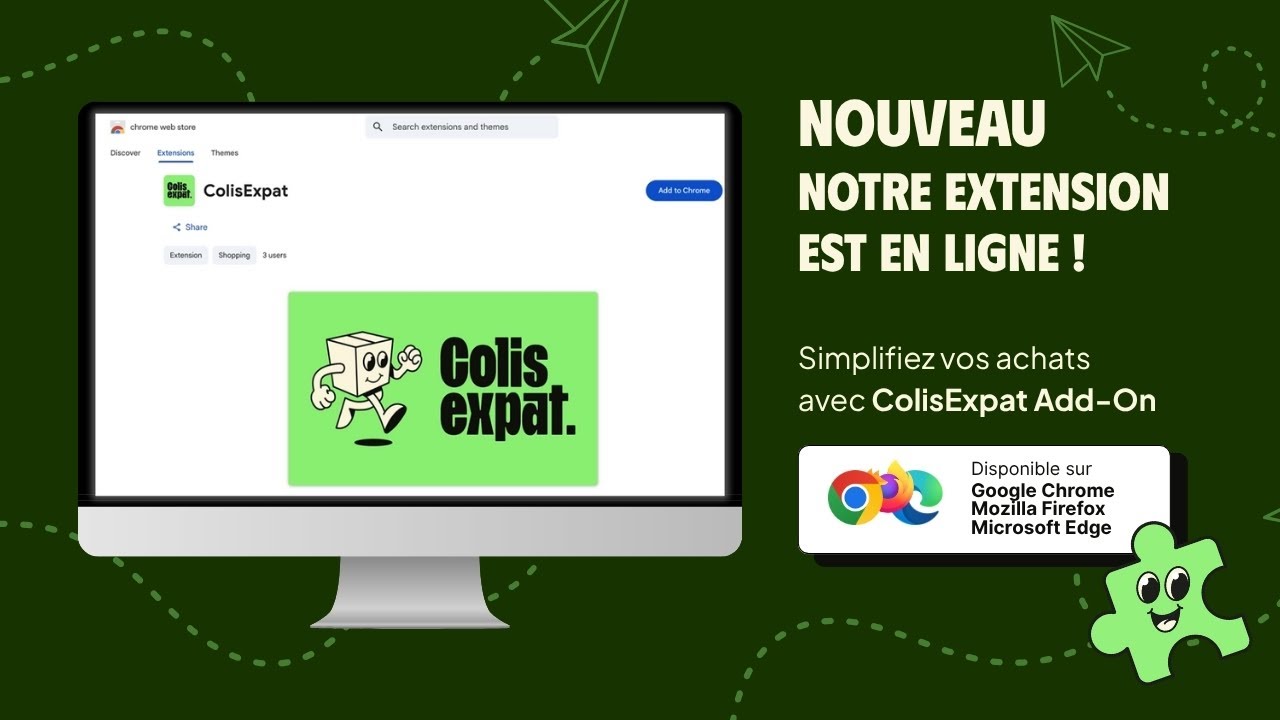 Téléchargez l'extension ColisExpat pour Amazon et oubliez les galères dans les DOM-TOM