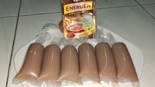 ES MAMBO ENERGEN | Resep Cara Membuat Es Lilin Energen Cokelat