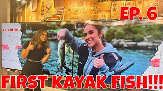 Sports Reporter VS Kayak Fishing! Brooke Fletcher first time fishing!!