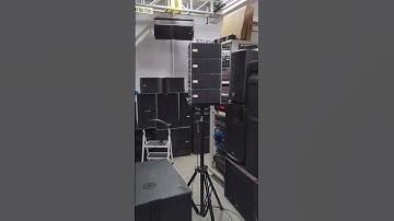 EXXO Professional MLA 186 Micro Line Array System. #soundcheck #livesound