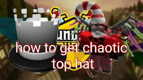 how to get chaotic top hat in Dungeon Quest! ( ready player 2 event! )