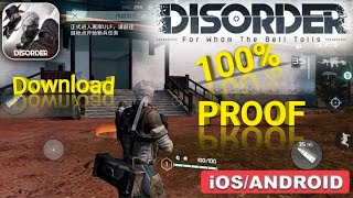 DISORDER | HOW TO DOWNLOAD DISORDER GAME | ( DOWNLOAD LINK ) WITH 100% PROOF screenshot 2
