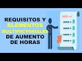 Soy Docente: REQUISITOS Y ELEMENTOS MULTIFACTORIALES DE AUMENTO DE HORAS