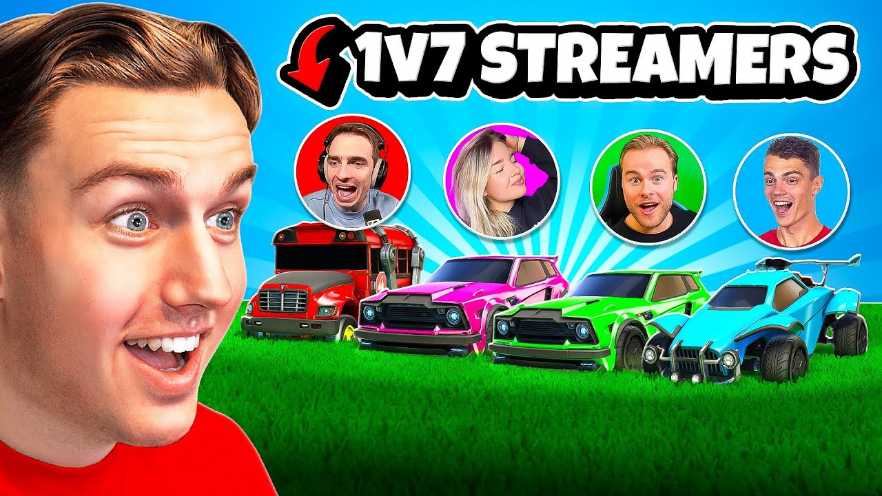 7 STREAMERS vs Twisty (Rocket League CHALLENGE) 
