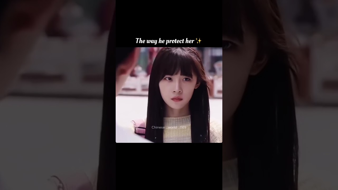 The way he protect her 💕