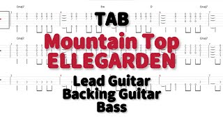 Download Lagu 【TAB】Mountain Top/ELLEGARDEN  【Guitar Bass TAB】【ギター ベース スコア】 MP3
