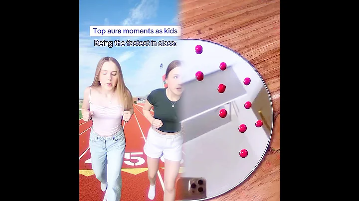 Top aura moments as kids #comedy #pov #skit #relatable