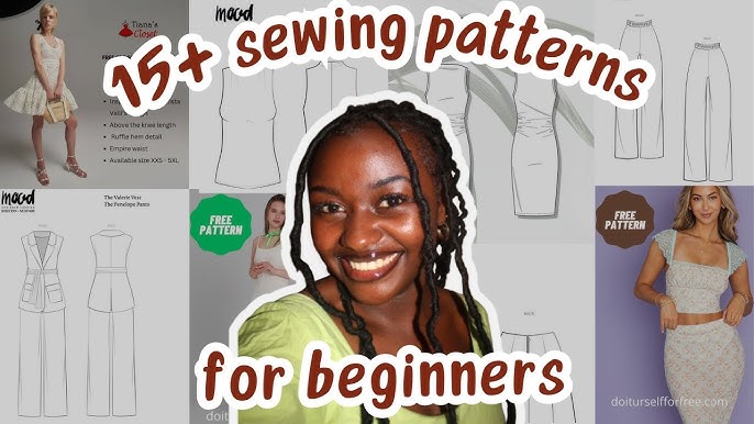 15+ Free Sewing Patterns for Beginners | Find Your Next Sewing Project with Free Patterns - YouTube free-sewing-patterns-download-patterns-mood-fabrics