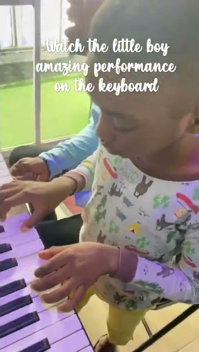 6yrs old boy .. performing great on the piano