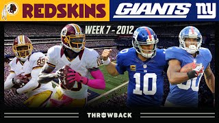 RGIII & Cruz Clutch-Off! (Redskins vs. Giants 2012, Week 7)