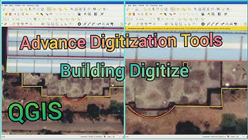 QGIS Tutorial | How to digitize Building Footprint Using HR Satellite Image | Advance Digitize Tools