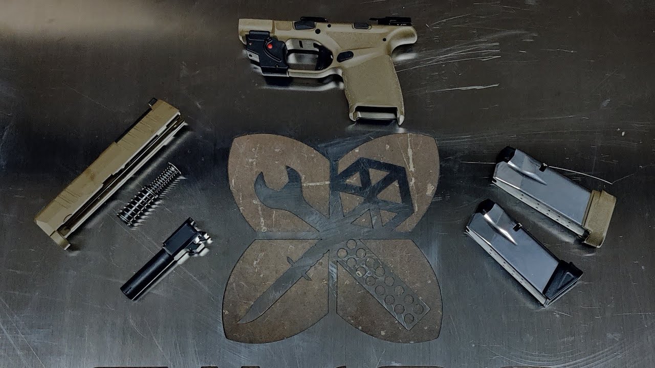 How To Clean Lube Springfield Armory Hellcat 9mm Pistol Field Strip 4 ...