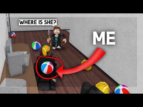 TRICKING people as a BEACH BALL in mm2 AGAIN (Murder Mystery 2)