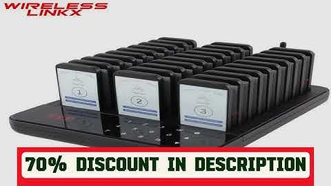A must-have product! Wireless Restaurant Pager System Waterproof Queue Paging Calling System Water