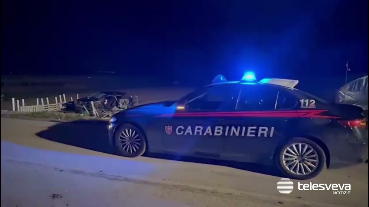 Incidente stradale a Zapponeta, morto 19enne di Margherita, bimba di 6 anni in Rianimazione