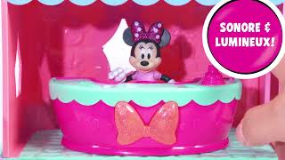 DISNEY MICKEY et MINNIE, L'Hôtel de Minnie, 20 pièces, Figurines et  Accessoires, avec Fonctions Sonores et Lumineuses, Jouet pour Enfants dès 3  Ans, GIOCHI PREZIOSI, MCN10 : : Jeux et Jouets