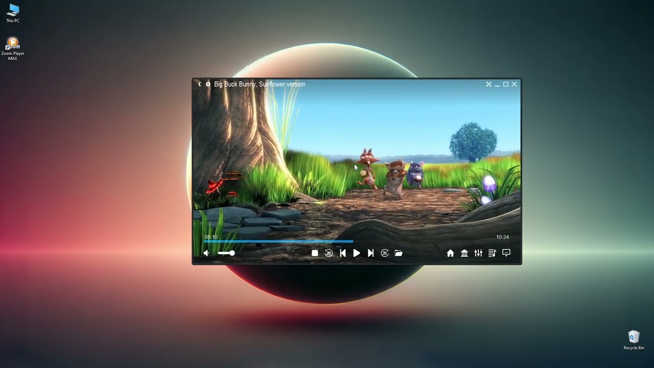 Zoom Player v21.2 new feature : Drag anywhere