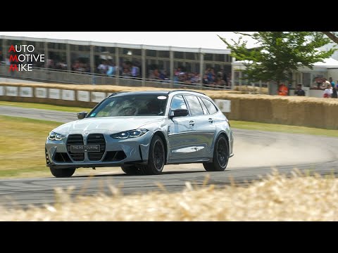 2022 BMW M3 Touring G81 at Goodwood FOS - Burnouts, Accelerations & Drifts!  