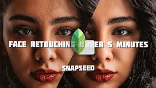 Pro Skin Retouching  in Snapseed  | Malayalam | Tutorial screenshot 5