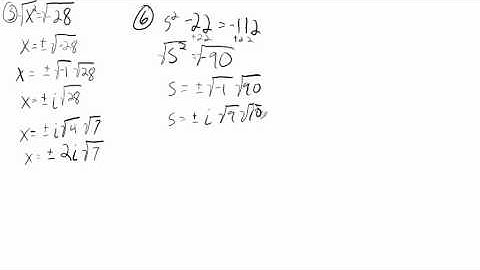 4.6: Perform operations with imaginary numbers (sample problems)