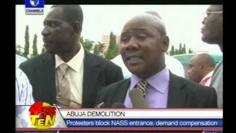 Protesters storm National Assembly over illegal demolishing of homes