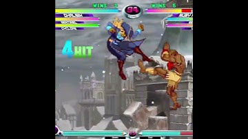 Mvc2 Dhalsim 80% rushdown, midair crossup reset flying screen deterioration DHC to HSF sequence