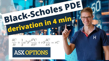 Black-Scholes PDE Derivation in 4 minutes