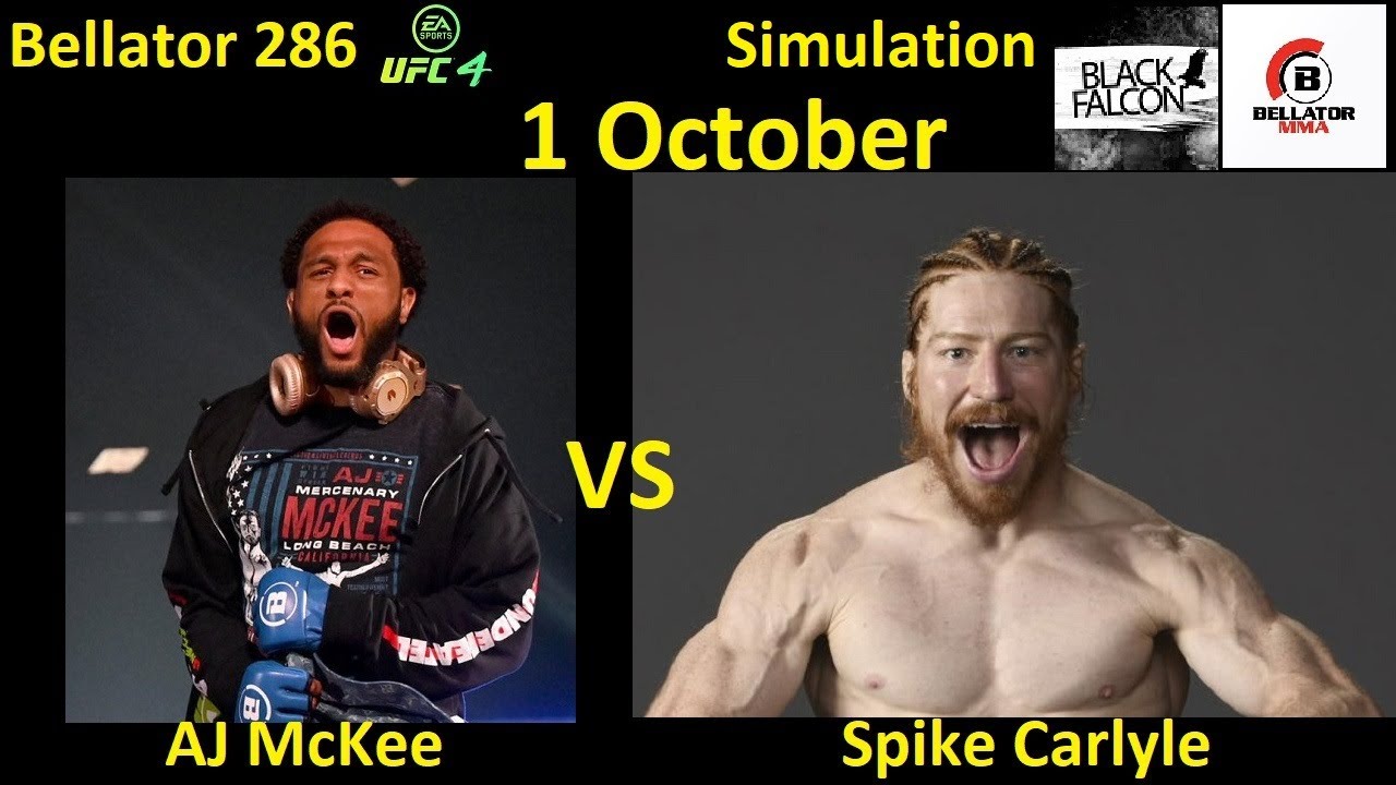 Эй Джей Макки против Спайка Карлайла БОЙ В UFC 4/ BELLATOR 286