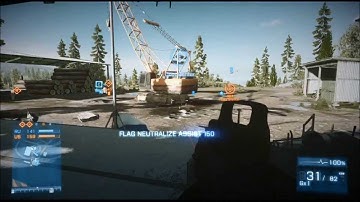 Battlefield 3 Kiasar railroad Gameplay(Xbox 360)