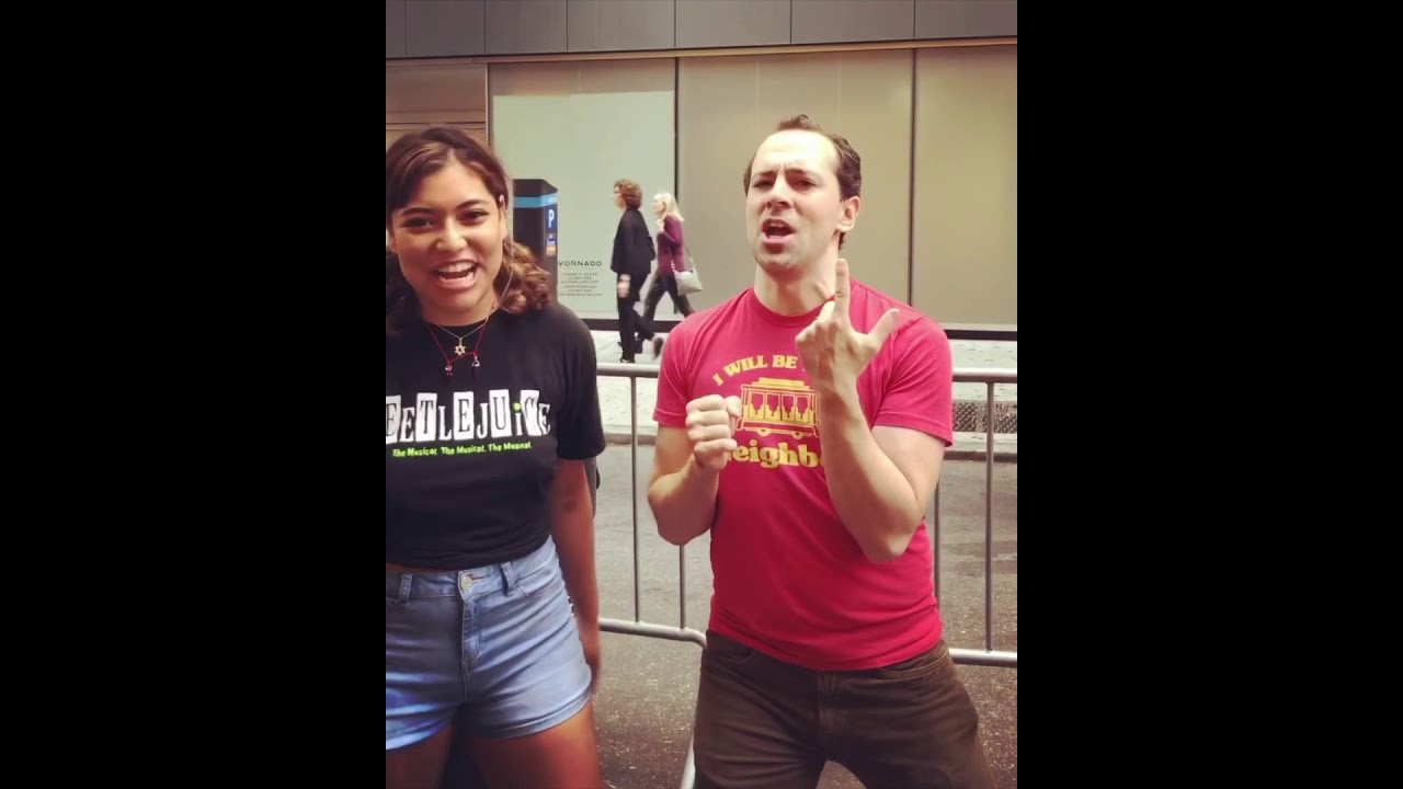 BARBRA 2.0 Samara Ariel Ehrlich & Rob McClure BwayFlea BEETLEJUICE BROADWAY #halprincekid