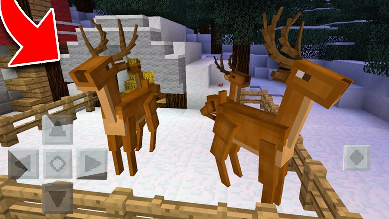 How To Spawn Reindeer In Minecraft Pocket Edition Xbox Pc Youtube