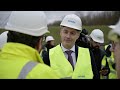 Infrabel  renouvellement de la lgv  visite du 1er ministre belge alexander de croo