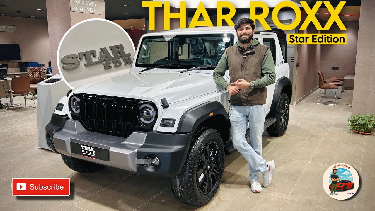 Mahindra Thar Roxx Star Edition - ₹16.85 Lakh | Walkaround & Features Explained | Motor Mitra
