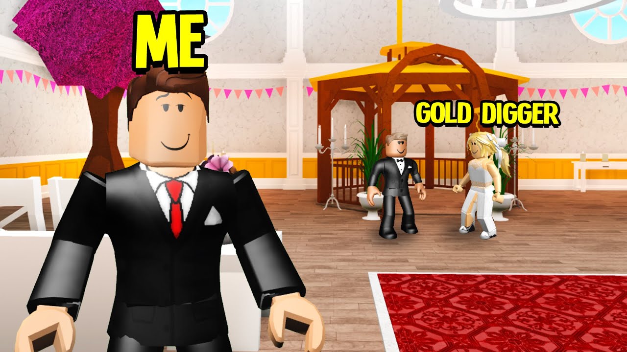 I Crashed A Gold Digger S Wedding She Tried To Scam Her Husband Roblox Bloxburg Youtube - roblox crash a wedding for fun